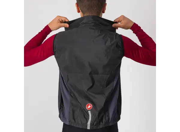 Castelli Squadra Stretch pánská vesta Light Black/Dark Gray