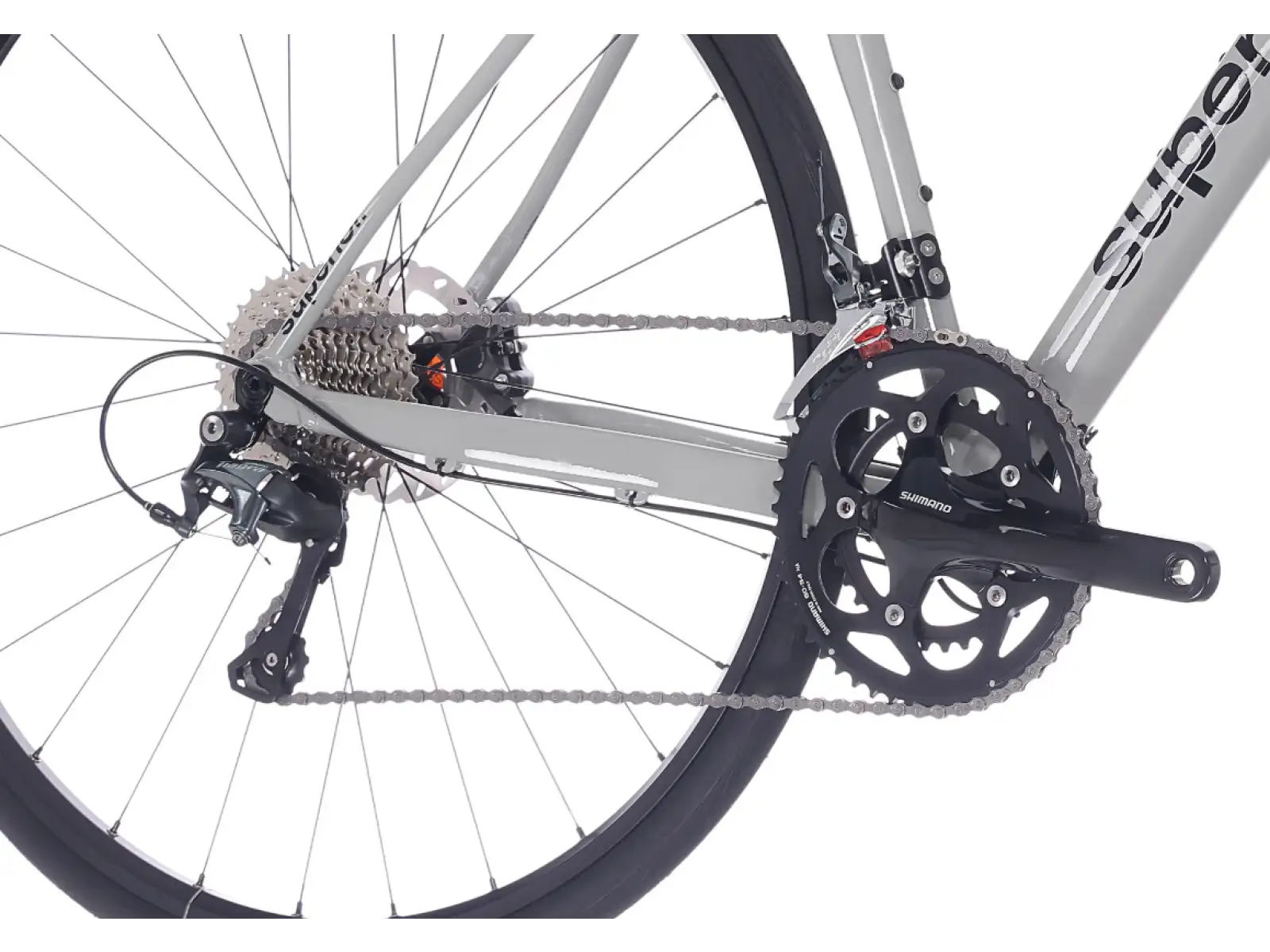 Superior X-Road 6.3 GF silniční kolo gloss grey / black