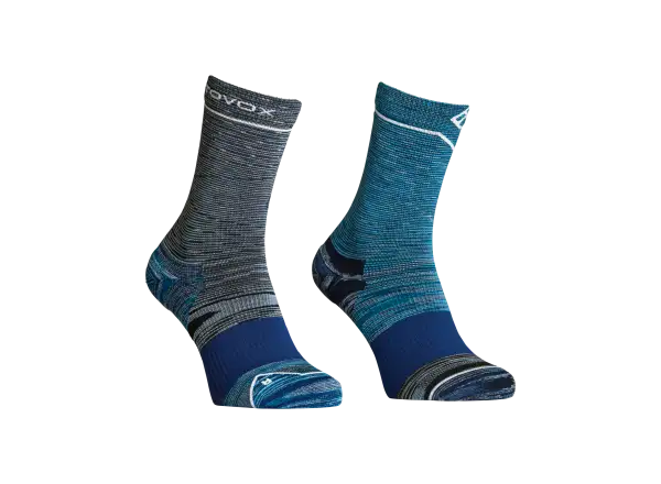 Ortovox Alpine Mid pánské ponožky Blue Nunatak