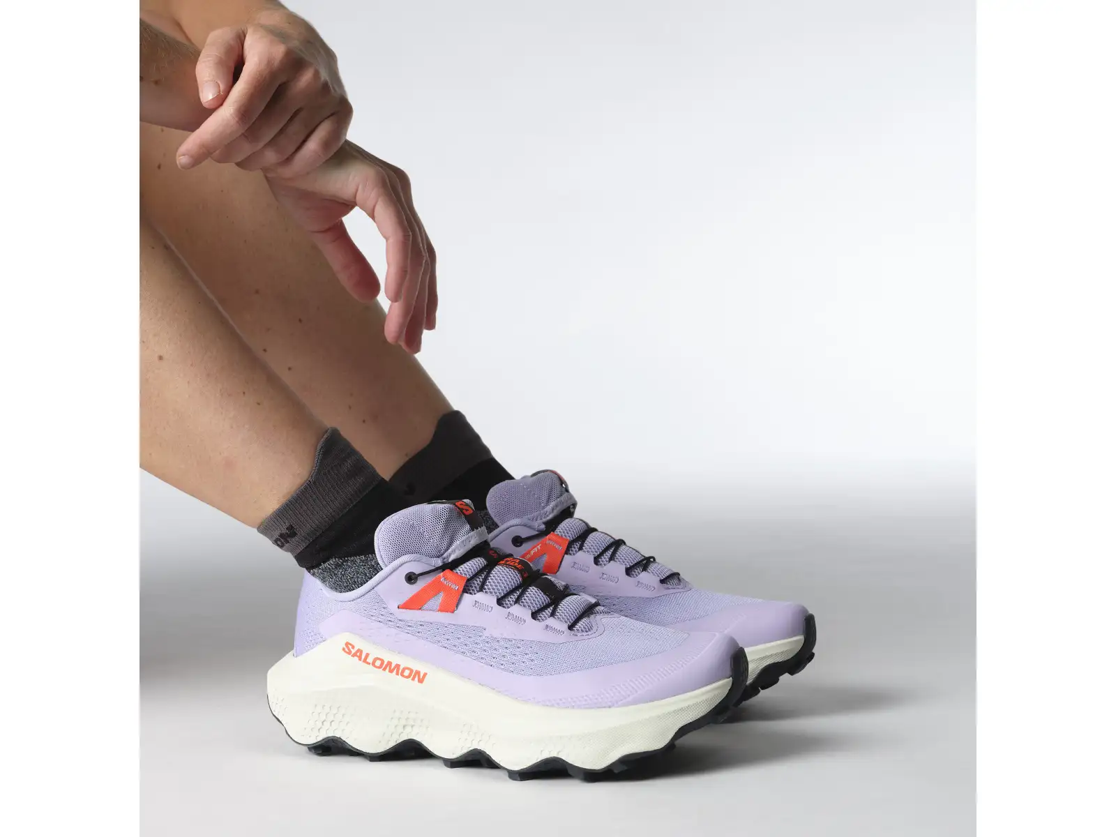 Salomon Ultra Glide 3 dámská běžecká obuv Cosmic Sky/Icicle/Neon Flame