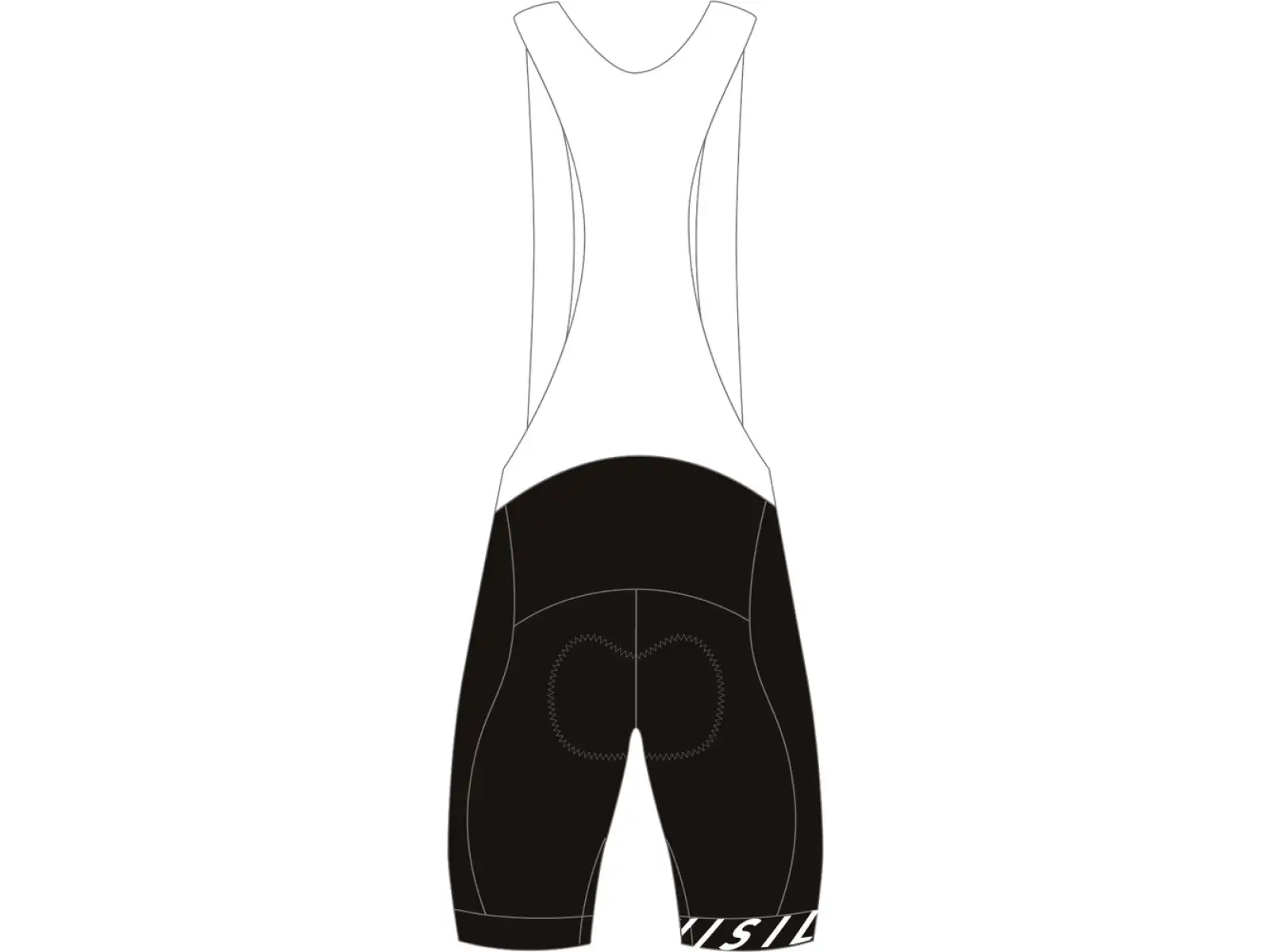 Silvini Gavia pánské kraťasy s laclem black/white