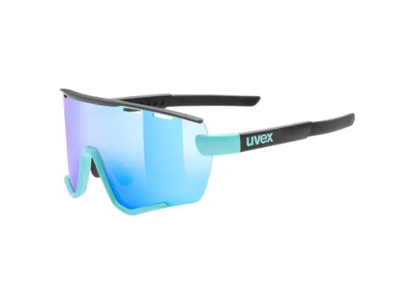 Uvex Sportstyle 236 brýle Set Aqua Black Mat / Mirror Blue