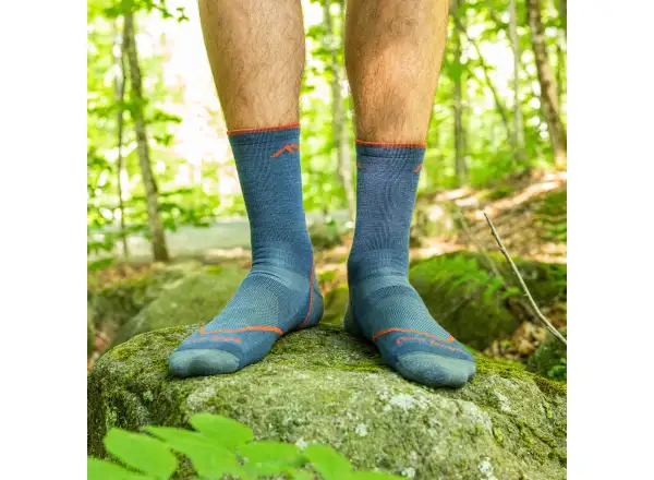 Darn Tough Light Hiker Micro Crew Lightweight Cushion pánské ponožky Denim