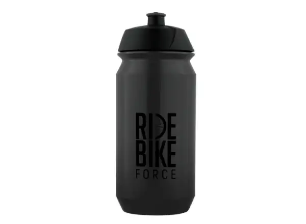 Force Ride Bike cyklistická láhev 500 ml transparentní černá/černá