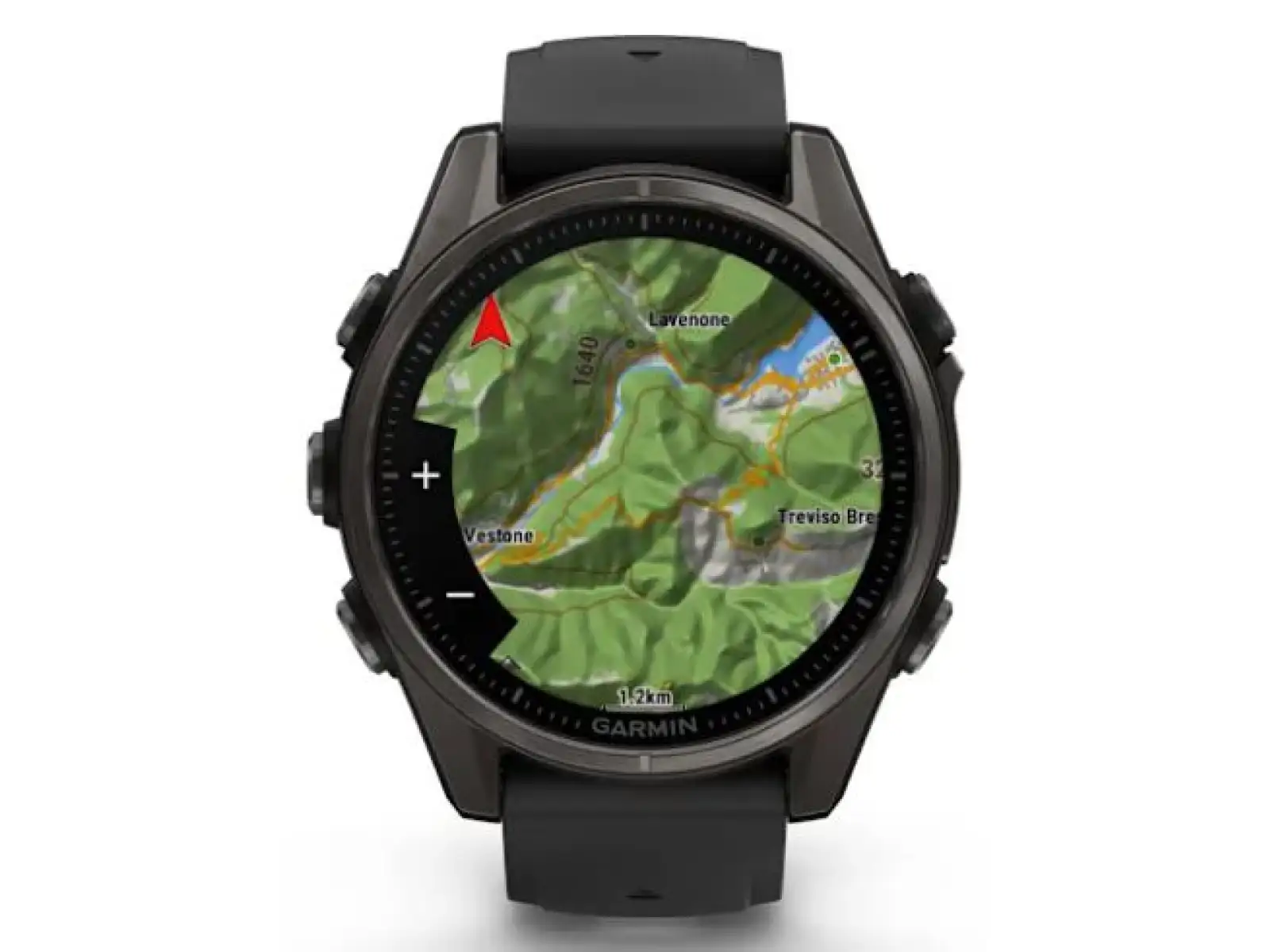 Garmin fenix 8 - 43 mm AMOLED Sapphire chytré hodinky Carbon titanium Black/Pebble grey