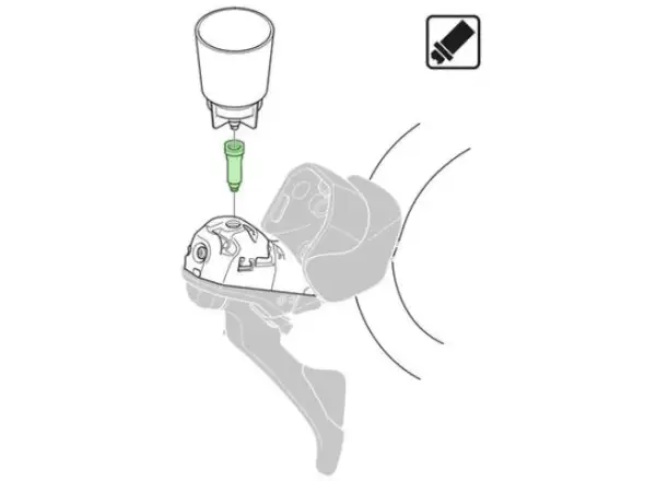 Shimano adaptér pro odvzdušňovací trychtýř - ST-R9120/R9170/R8020/R8070