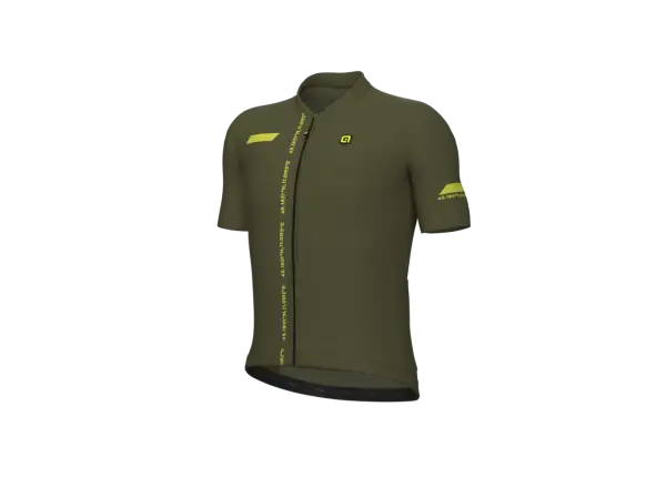 Alé PR-E Follow Me pánský cyklistický dres krátký rukáv Military Green