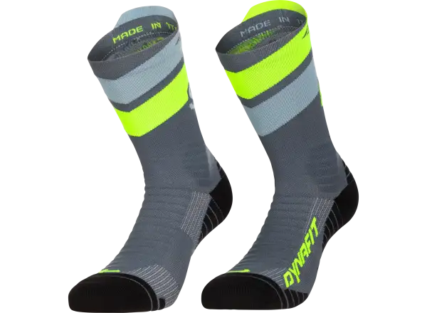 Dynafit Ultra Crew běžecké ponožky Cinder/Ultra Yellow
