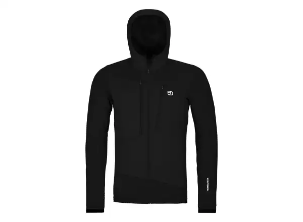 Ortovox Fleece Grid Hoody pánská mikina Black Raven