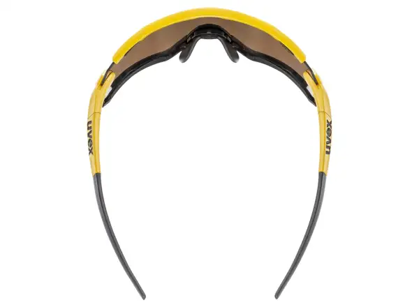 Uvex Sportstyle 228 cyklistické brýle Sunbee Black Mat/Mirror Yellow