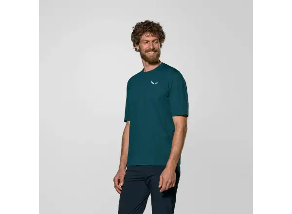 Salewa Pedroc Dry Light pánské tričko krátký rukáv Pond blue