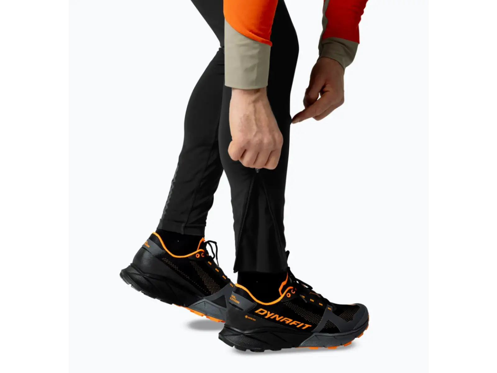 Dynafit Alpine Softshell Hybrid pánské běžecké kalhoty Black Out