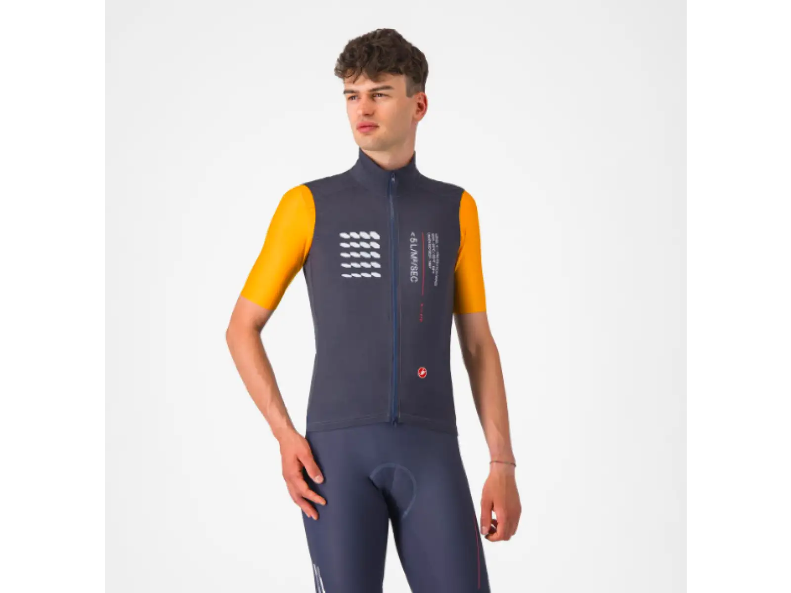 Castelli Espresso R-A/D pánská vesta Smoky Gray