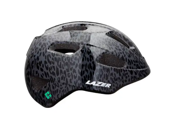 Lazer NUTZ KC dětská přilba černá Leopardí vel. Uni (50-56 cm)