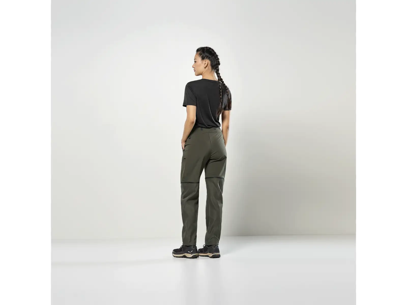 Salewa Puez Hemp/DST 2/1 dámské kalhoty Dark Olive