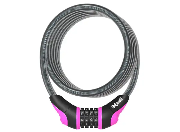 ONGUARD zámek spirála 1800x10 mm kódový růžový