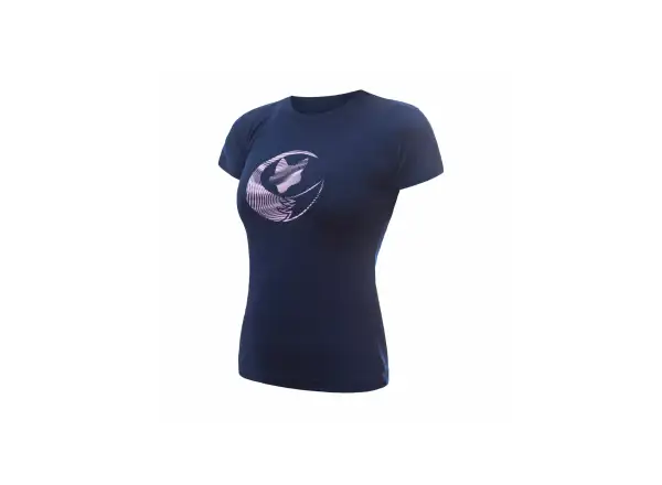 Sensor Merino Active PT Fox dámské triko krátký rukáv Deep Blue