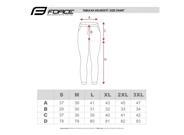 Force Comfy pánské tepláky černá