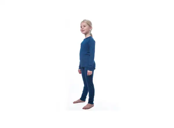 Sensor Merino Air dětský set triko dlouhý rukáv + spodní kalhoty tmavě modrá