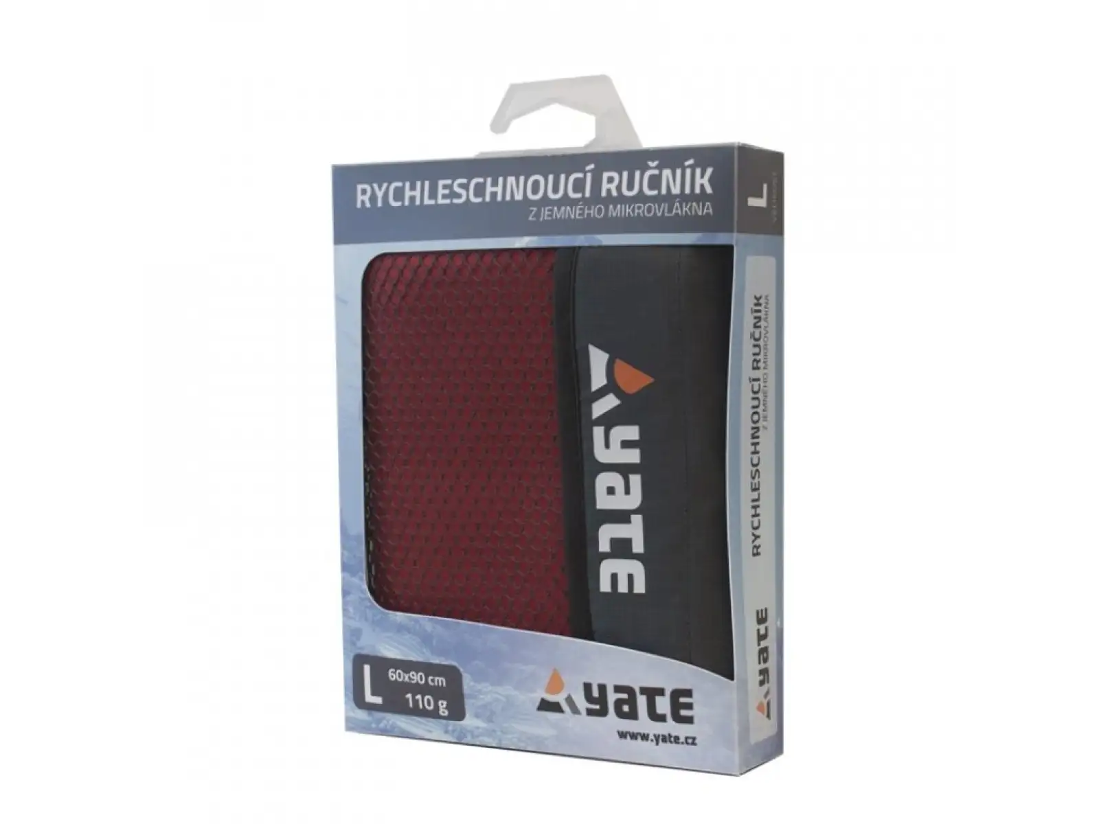 Yate rychleschnoucí ručník XL rubínová