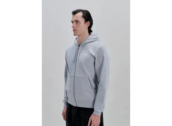 POC Zip Hoodie mikina na zip s kapucí Grey Melange