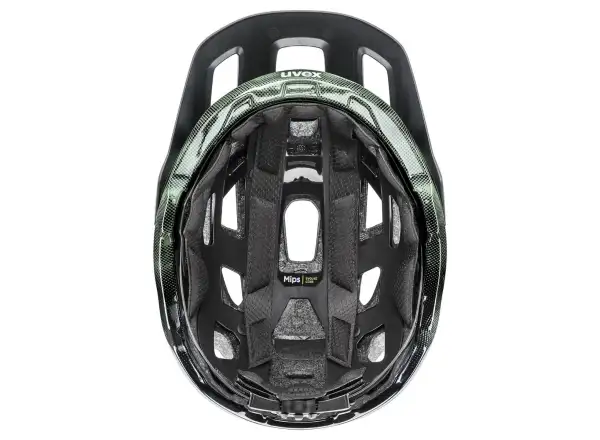 Uvex React Mips přilba Moss Green/Black Matt