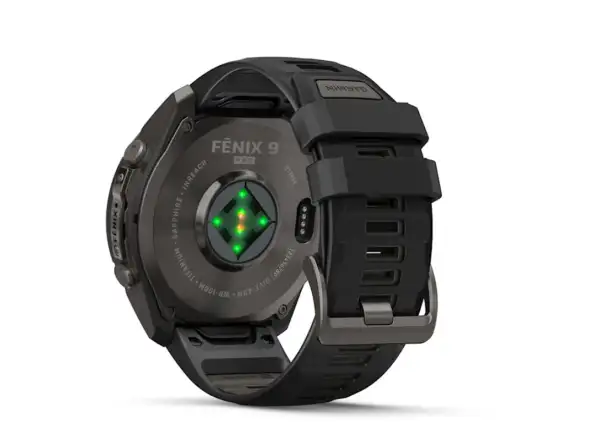 Garmin Fénix 9 Pro inReach 51 mm chytré hodinky Carbon gray DLC Titanium Black/Pebble gray