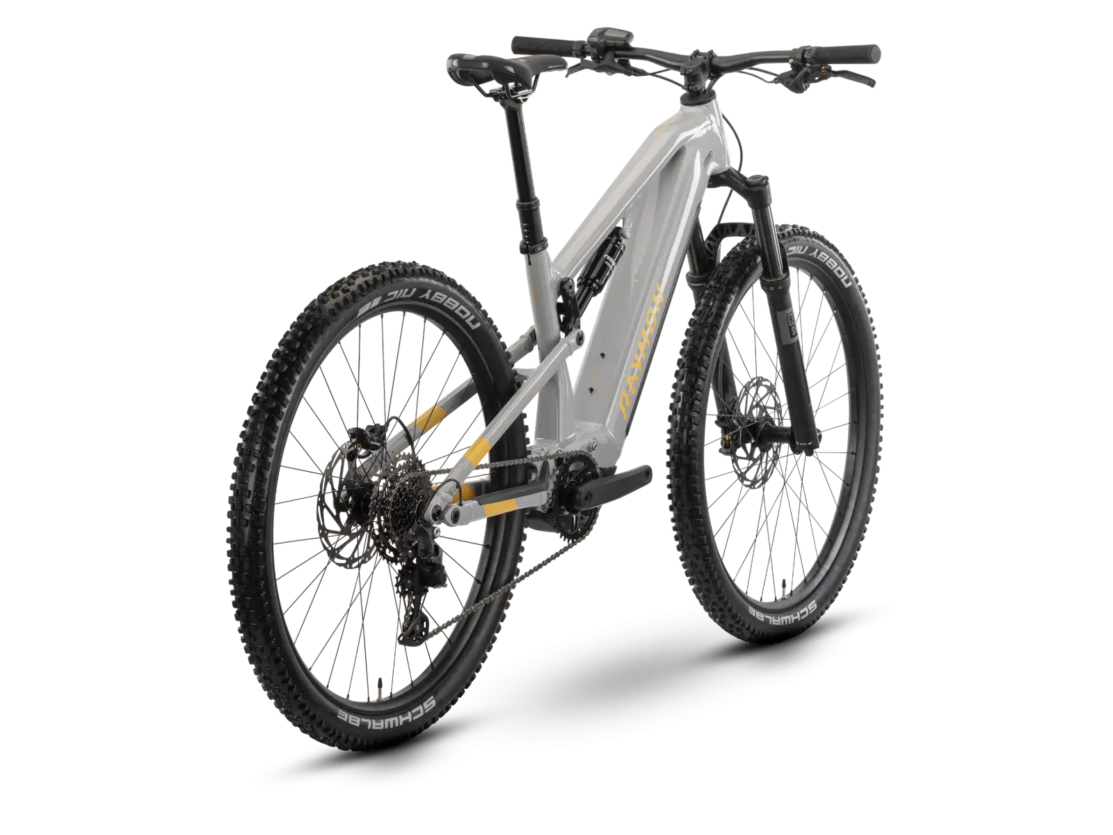 Raymon Trailray 120 Pro celoodpružené elektrokolo timelessgrey/mustard