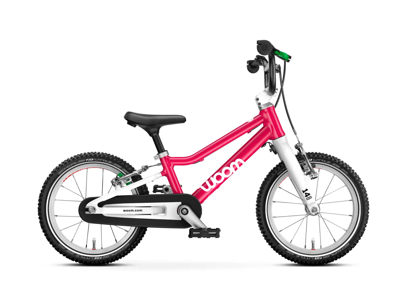 Woom GO 2 Hot Pink 14 dětské kolo