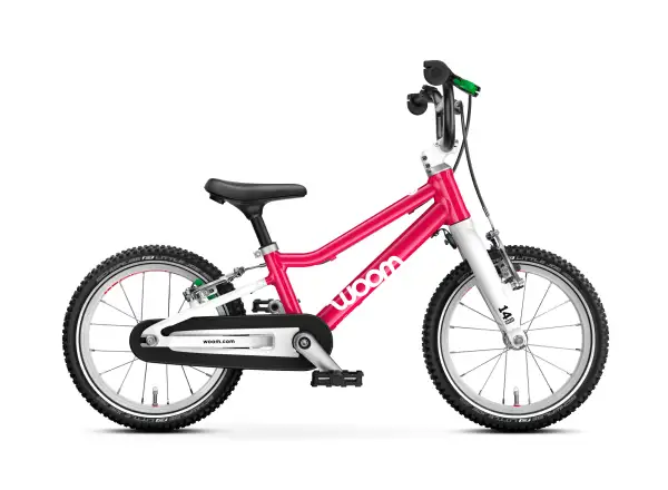 Woom GO 2 Hot Pink 14 dětské kolo