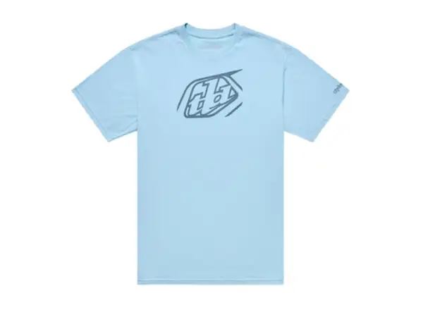 Troy Lee Designs Badge pánské triko krátký rukáv Dawn blue
