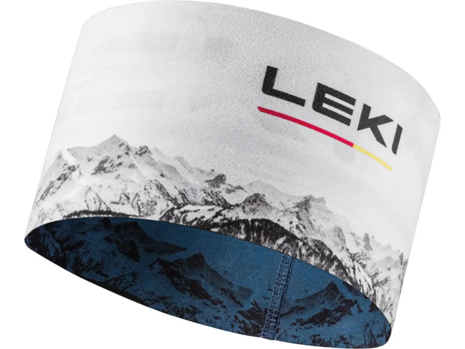 Leki XC Headband čelenka dark denim/white/poppy red vel. Uni