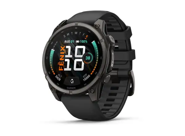 Garmin Fénix 9–47 mm chytré hodinky Carbon gray DLC Titanium/Black