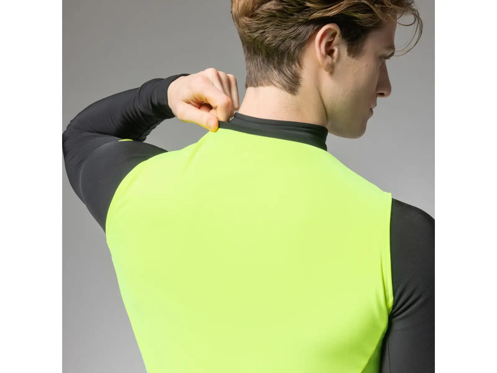 Alé PR-E Thermo 2.0 pánská cyklistická vesta Fluo Yellow