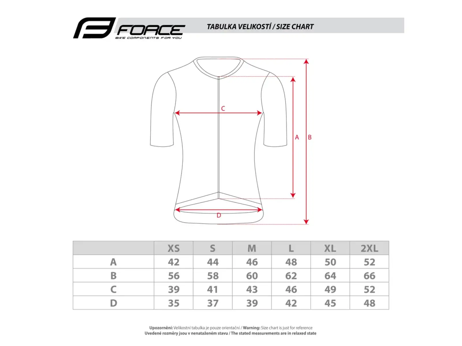 Force Crazy pánský dres krátký rukáv modrá/červená
