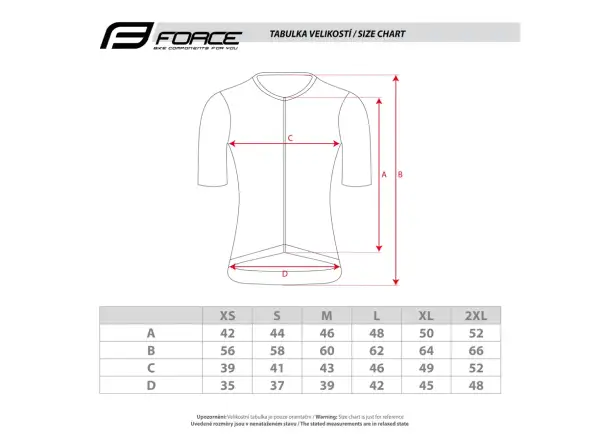 Force Crazy pánský dres krátký rukáv modrá/červená