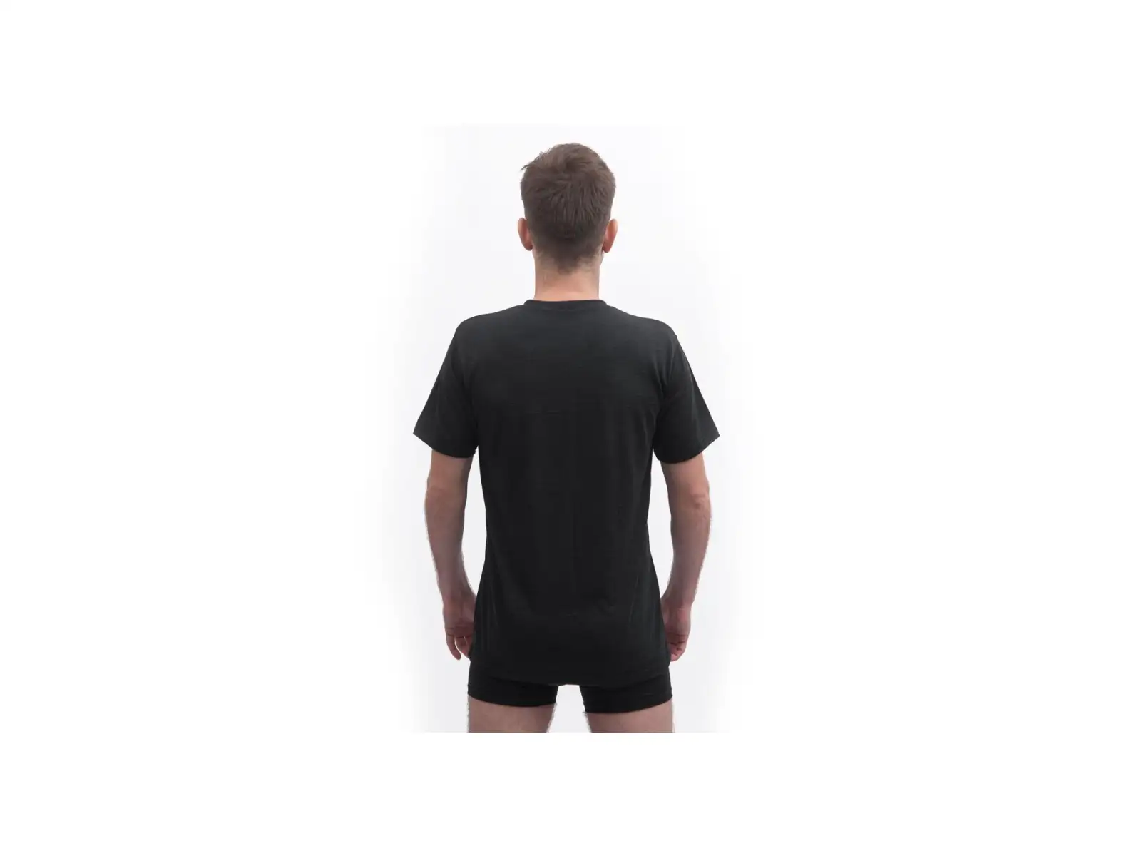 Sensor Merino Cordura pánské triko krátký rukáv černá