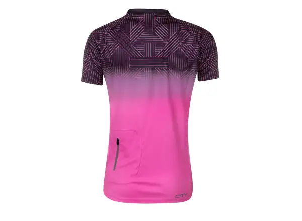 Force City dámský dres krátký rukáv růžová/černá