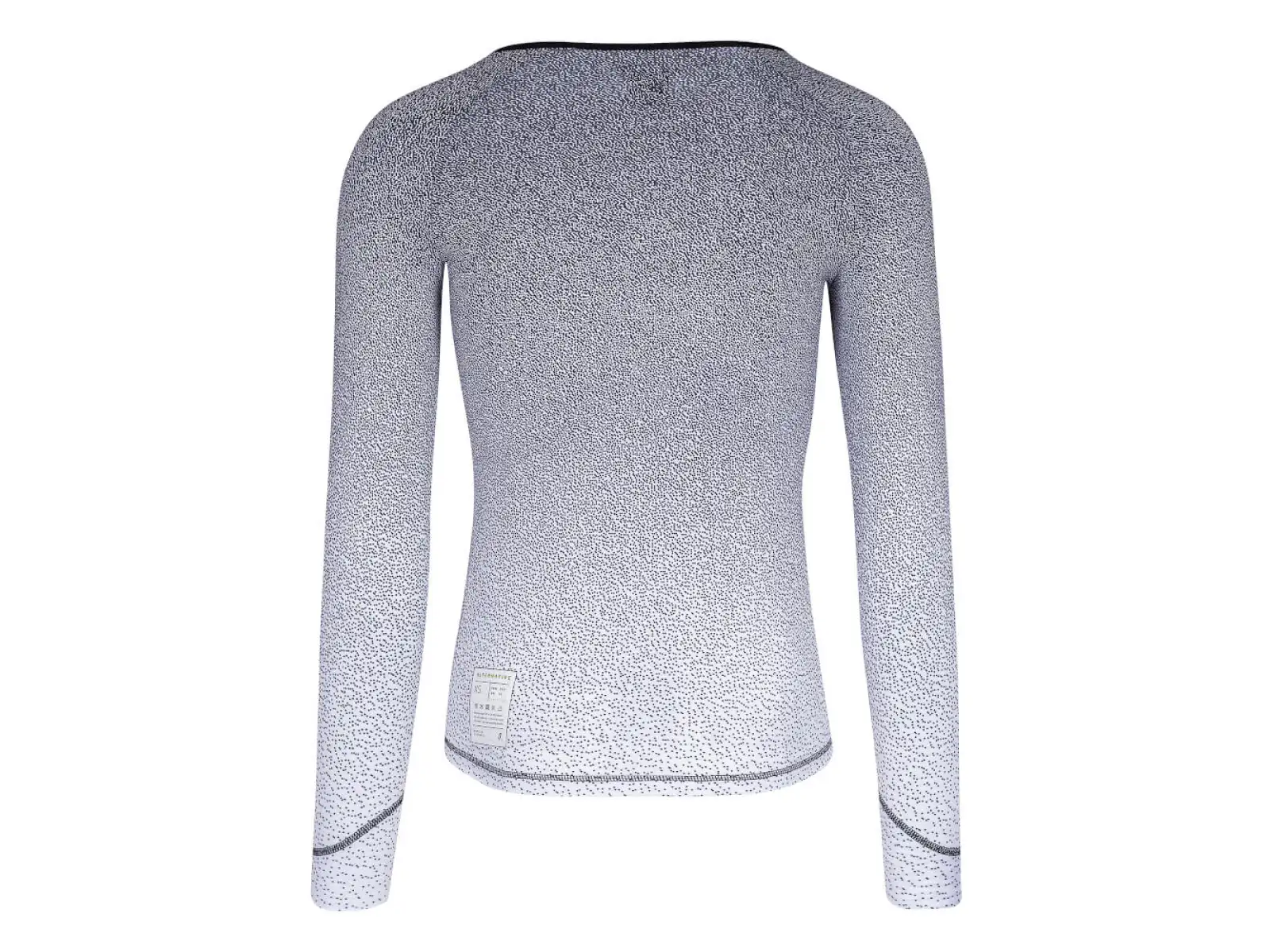 Isadore Alternative Baselayer pánské triko dlouhý rukáv Black/White