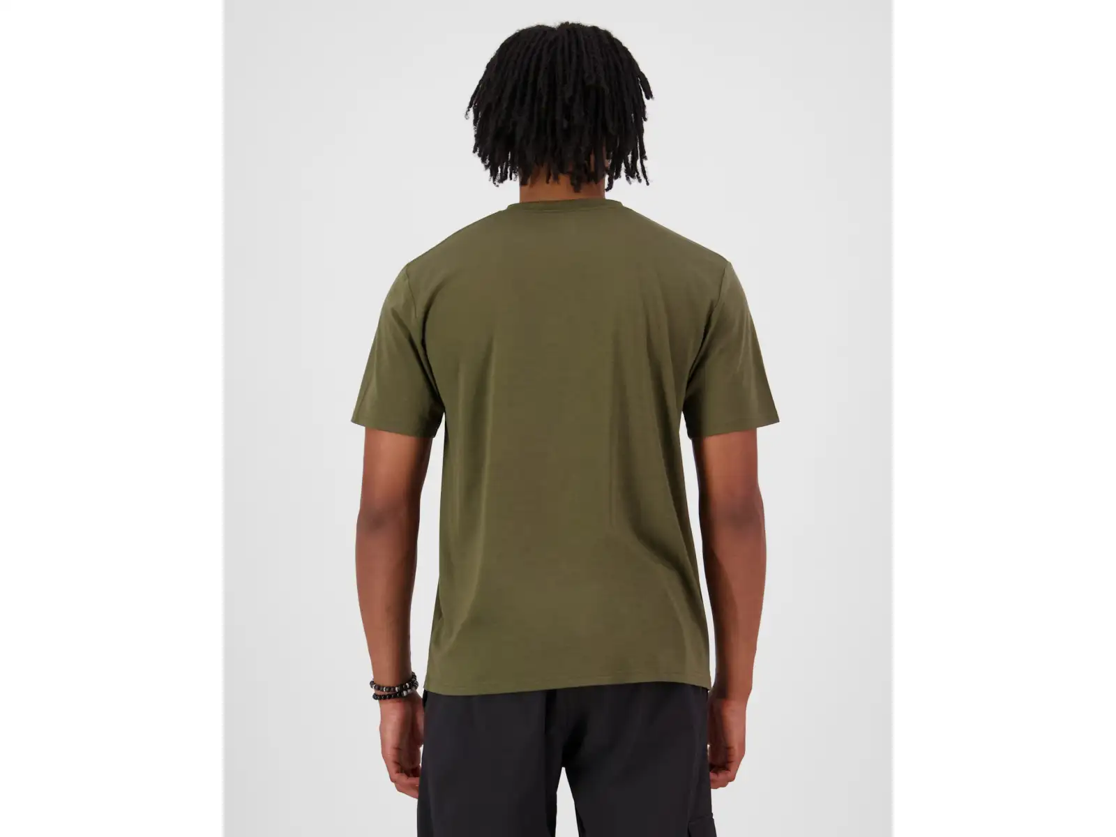 Mons Royale Icon Merino pánské triko krátký rukáv Dark Olive