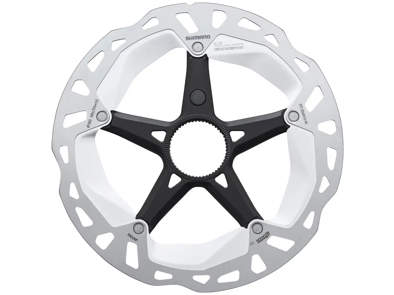 Shimano RT-EM810 brzdový kotouč pro E-Bike 160 mm, center lock, vnitřní lock ring