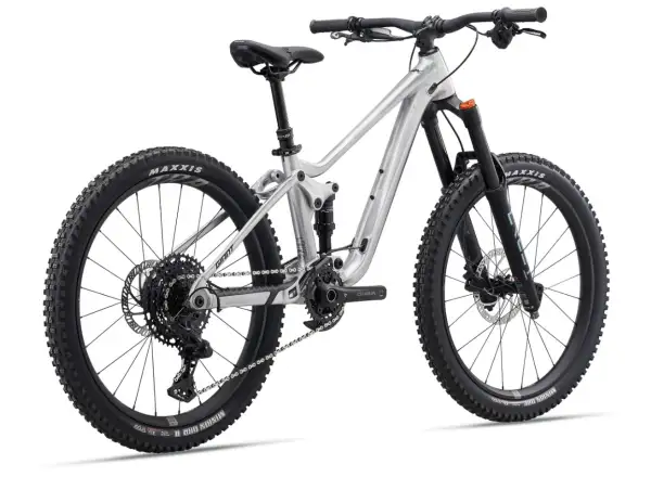Giant Faith 24 dětské celoodpružené kolo Raw Aluminium