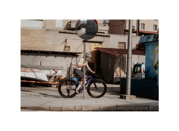Force Epic cyklistické brýle bílé/modré zrcadlové sklo