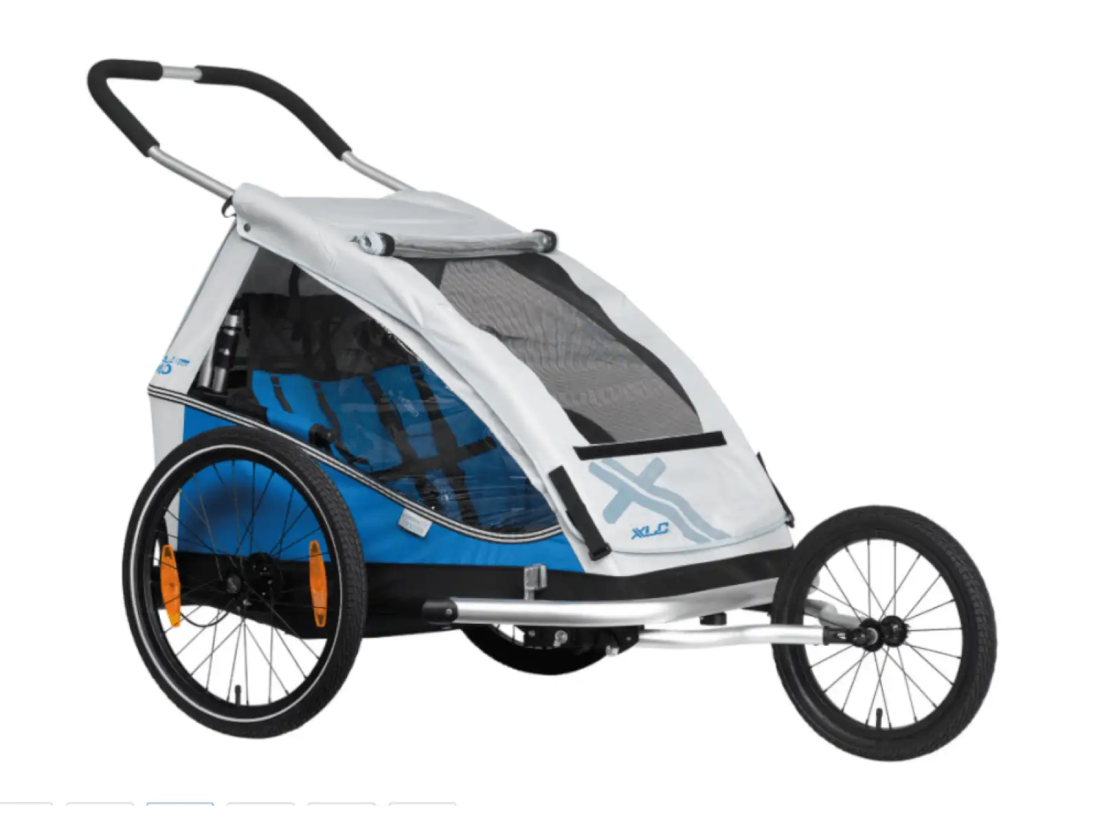 XLC dětský dvou-místný vozík za kolo Duo8teen modrá