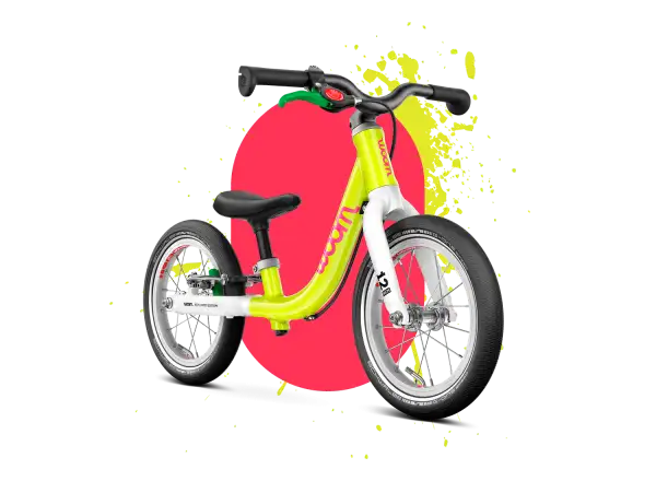 Woom GO 1 dětské odrážedlo neon lime