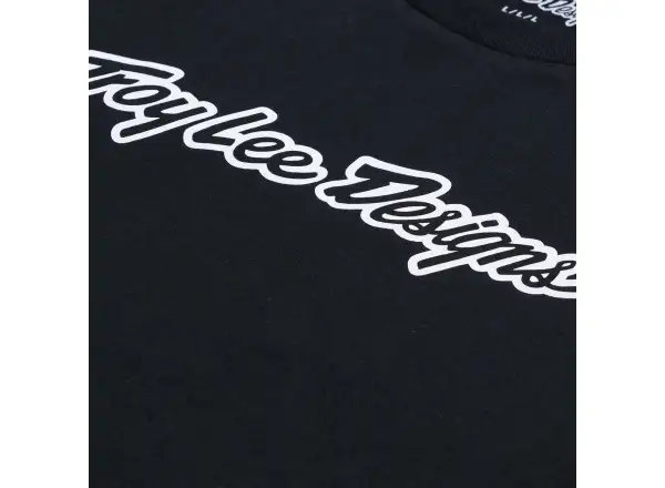 Troy Lee Designs Signature triko s dlouhým rukávem Black