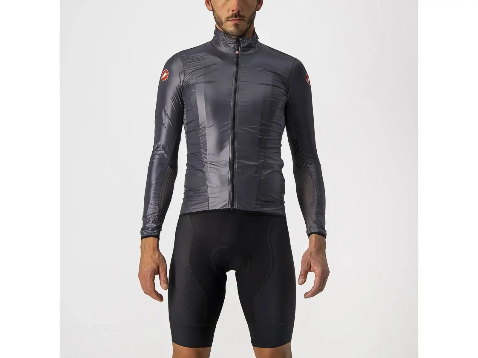 Castelli Aria Shell pánská bunda Dark Gray