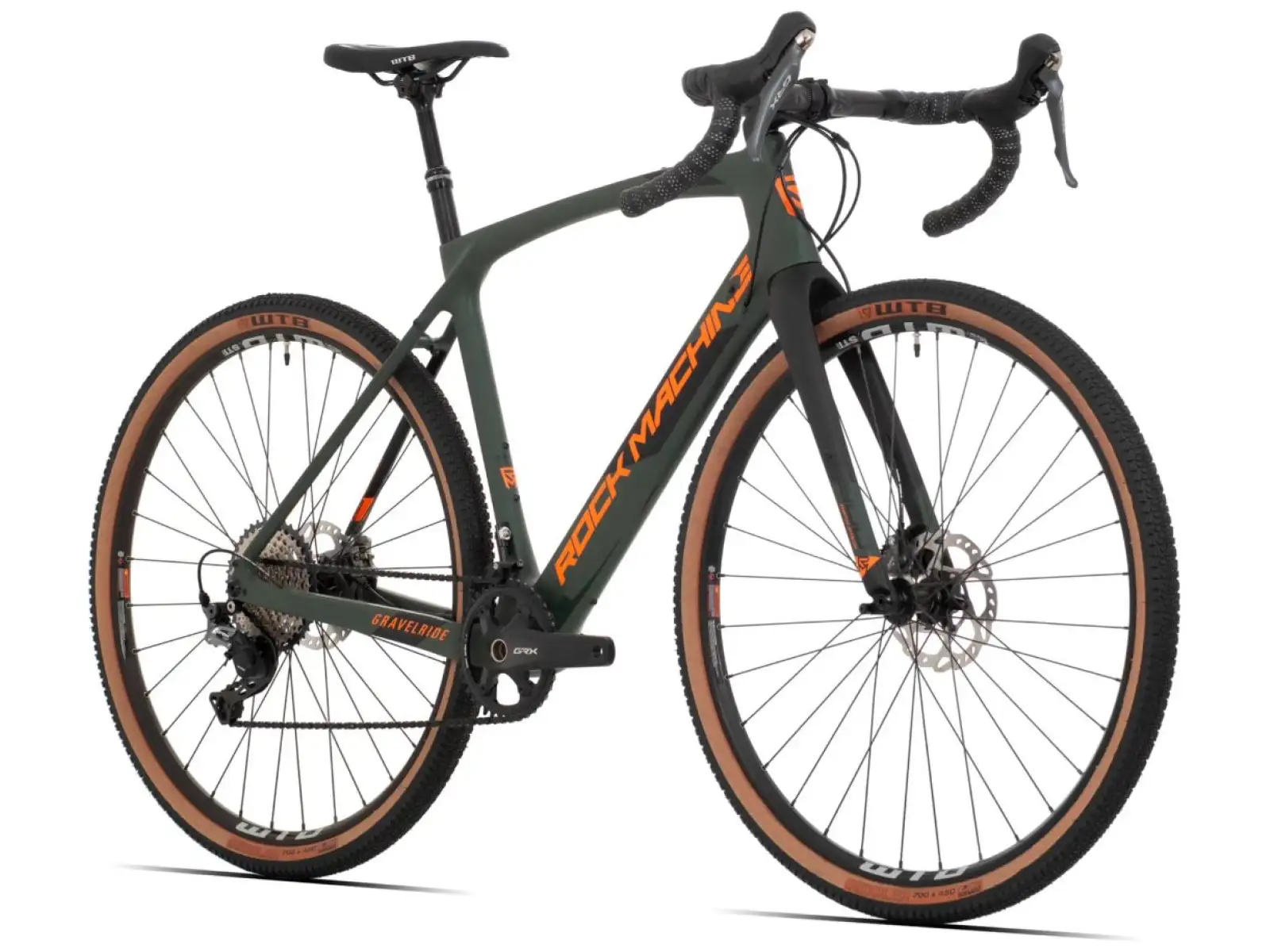 Rock Machine Gravelride CRB 900 khaki/oranžová gravel kolo