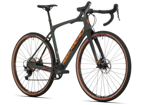 Rock Machine Gravelride CRB 900 khaki/oranžová gravel kolo