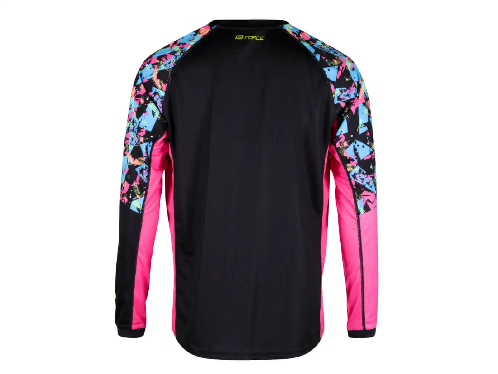 Force Reckless unisex dres dlouhý rukáv černá/růžová/fluo